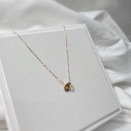 雙子星項鍊 Twin Stars Necklace- 18K純金金項鏈