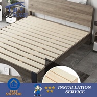 CGS【Bearing 800KG】Bed frame queen&amp;king size Pull out bed frame 1.8m storage bed frame single plate bed for bedroom