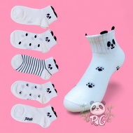 RG34 Cute Women's Socks Cute Fashion Short Socks Cute Panda Pattern Socks/