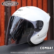 หมวกกันน็อค AVEX รุ่น COMBAT (OPEN FACE) ขนาดใหญ่ XL 61-62 / XXL 63-64 cm. ชิลล์หน้าสีเทา มาตรฐาน มอ
