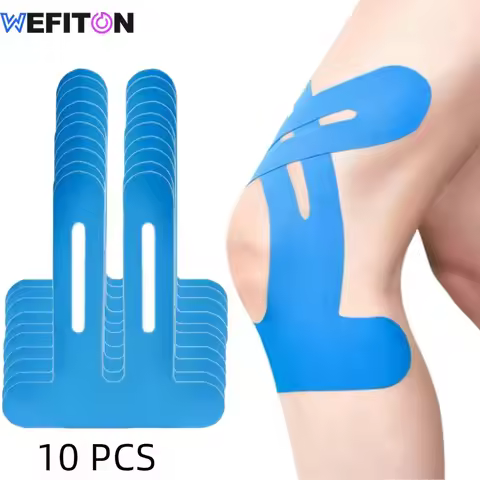 10PCS Waterproof Elastic Kinesiology Knee Tape Breathable Athletic Support Tape for Running Joint St