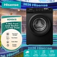 Hisense 2 in 1 Front Load Washing Machine & Dryer (9/6kg-10.5/7kg) WD90N1B / WD3Q8543BW / WD3Q1043BT