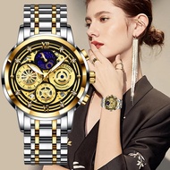 LIGE 2023 New Women Watch Top Brand Luxury Fashion Waterproof Stainless Steel Watch Ladies Quartz Watch Montre Femme+BOX gubisi6