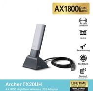 TP-Link Archer TX20UH ตัวรับสัญญาณ WiFi6 แบบ 2 คลื่นความถี่ AX1800 High Gain Wireless USB Adapter เพ