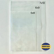 High Quality PE08 Transparent Thick Plastic Bag 5"x8"/ 6"x9"/ 7"x10" 2kg