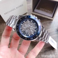 MICHAEL KORS手錶 新品全自動機械錶 鏤空設計大直徑男生腕錶 商務休閒通勤機械男錶 MK9012 MK9024