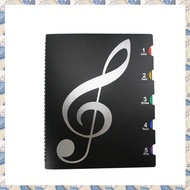 B4(BVWG) Sheet Music Folder 60 Pages Sheet Music/HolderFits Letter Size A4 Writable & Detachable Cho