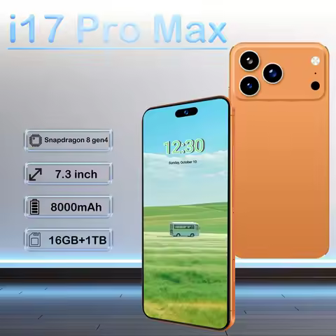 2026 Hot High Quality i17 Pro Max Original Intelligent 4G 5G Dual Card Dual Standby System Global Ve