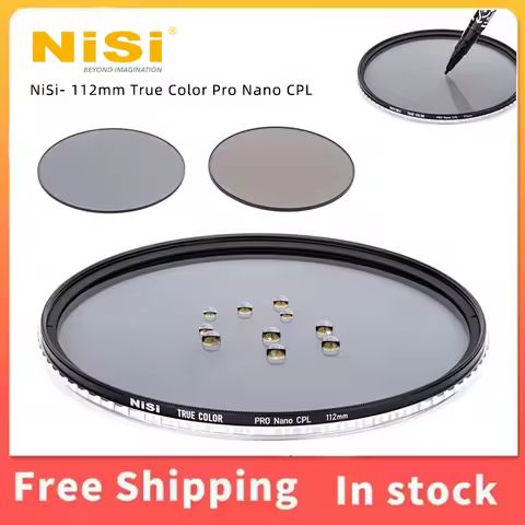 NiSi 112mm True Color Pro Nano CPL Filter for Nikon Z 14-24mm f/2.8 S Zero Color Rotating Polarizer 