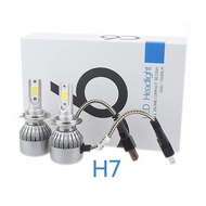 C6 H7 LED Headlight foglight 6000k 100%genuine light cob motor LED car LED H7 type