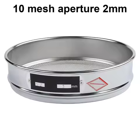 304 Stainless Steel Mesh Sample Sieve Tool 10 100 Mesh Aperture Essential Tool for Traditional Chine