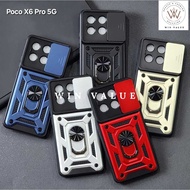 Case poco X6 5G poco X6 Pro 5G SoftCase Slide Armor + Camera Protect Case poco X6 5G poco X6 Pro 5G