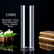 MOMIAN | Thick Cylindrical Glass Fish Tank