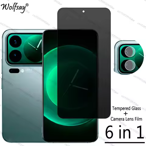 Privacy Screen Protector For Xiaomi 17 Pro Max Anti-Spy Tempered Glass Xiaomi 17Pro Max Camera Glass