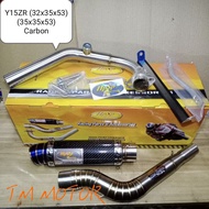 HPSP Open exhaust CARBON- Y15ZR, (32x35x53)(35x35x53)(38x38x60)(38x42x60)