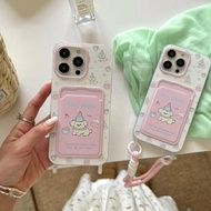 Cute Dog Card Holder Case Samsung A37 A57 5G A06 A07 A15 S25 A35 A55 5G A17 5G A56 S25 Ultra A16 A26