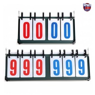 2, 4 and 6 Digit Portable Flip Foldable Scoreboard