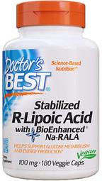 右旋穩定型硫辛酸180粒 Doctor's Best Stabilized R-Lipoic Acid