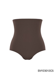 SABINA | Seamless Shapewear กางเกงในกระชับสัดส่วนเอวสูง รหัส SVY23012 สีน้ำตาลโกโก้