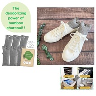 (Direct from Japan) Andall Bamboo Charcoal Deodorizing Bag [Deodorizing power is more than 5 times that of binchotan charcoal! ] [Tested by a domestic inspection agency] Shoes deodorizing, dehumidifying, deodorant, air purifying, reusable, dehumidifier