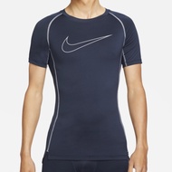 ®️AUTHENTIC Nike Men's Pro Dri-FIT Tight-Fit Short-Sleeve Top, Obsidian/Iron Purple [DD1993-451]