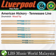 Liverpool Drumstick Tennnese American Hickory Wood Tip Drum Stick - TNHY 2BM 5AM 5BM 7AM