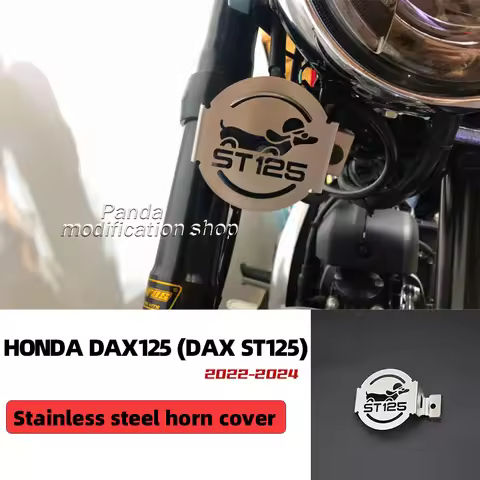 Stainless steel horn cover For HONDA DAX125 DAX ST125 2022 2023 2024