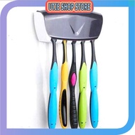 GANTUNGAN USS - BAISPO Toothbrush Rack Hanger Set + Toothpaste Dispenser - HLA0146 - Utie Shop Store