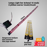 LED LIGTH BAR LED BAR LIGHT BAT 10 MODE 12/24v PANJANG 120CM TERMURAH COD