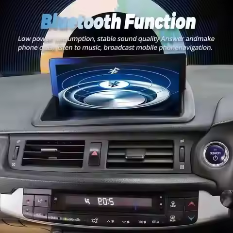 Android 14 BT Carplay Wireless 10.25''For Lexus CT CT200 CT200h 2011-2019 RHD Stereo Screenqled Navi