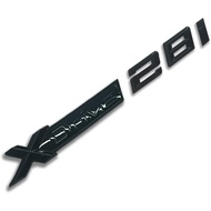 Xdrive 28i Rear Emblem Badge Sticker Car Trunk Lid Nameplate Numbers Letters Decal Replacement for X