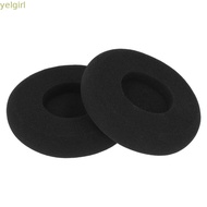 YELGIMY 2PCS Headphone Ear Cushion, Soft Sponge 80mm Earpad Cover, Durable Black Comfortable Replace