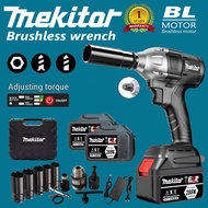 Mekitor impact wrench cordless heavy duty electric battery drill cordless wrench with accessories