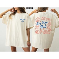 [Tersedia] T-shirt Boy Mom Club, T-shirt hadiah Hari Ibu Pertama, T-shirt Ibu