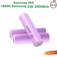 Samsung 18650 3500Mah 35E / 30Q 3000Mah Large capacity Lithium Battery