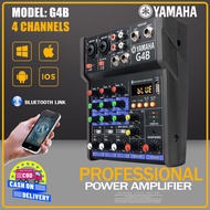 YAMAHA G4B Professional Audio Mixer 4 channel bluetooth playback Support 48V condenser microphone sm