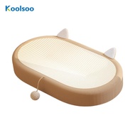 [Koolsoo] Cat Scratcher Pad Support Furniture Protector Cat Scratcher Cardboard Oval Cat Scratch Pad