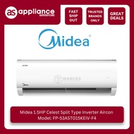 Midea 1.5HP Celest Split Type Inverter Aircon FP-53AST015KEIV-F4