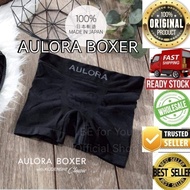 AULORa BOXER with Kodenshi BLACK color 100% BE Aulor@ Boxer Underwear Seluar Dlm Sihat Lelaki