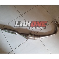 Standard RACING EXHAUST YAMAHA 125Z 125ZR 125 Z STAINLESS STEEL
