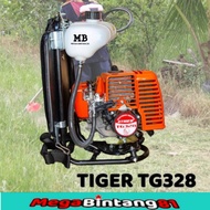 Mesin potong rumput brush cutter 328 alat matun padi alat penggembur tanah mini tiller mesin potong rumput 2 tak TIGER