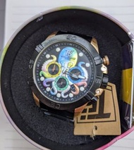 限量彩虹章魚系列T5 真三眼計時手錶Limited Edition Rainbow Octopus Series T5 True Three Eyes Chronograph Watch