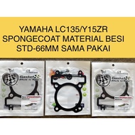 LC135 Y15ZR BLOCK GASKET SPONGECOAT BESI SPONGE COATING APPLE 57MM 60MM 62MM 63MM 65MM 66MM