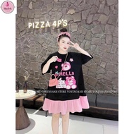 Khanh AN Maternity Dress YT60 Dress, Babydol Dress with Strawberry Bear Print Leggings From Loose to