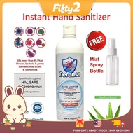 READY STOCK FIFTY2 Defense Instant Hand Sanitizer 75% Alcohol With Skin Conditioner Aloe Vera Extract Moisturizers