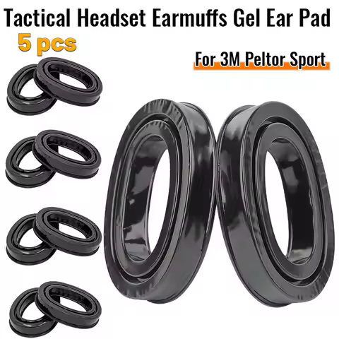 Tactical Headset Earmuffs Gel Ear Pad for 3M Peltor Sport Tactical Hearing Protection Headset Huntin