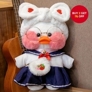 Hyaluronic Acid Duck Plush Toy, Yellow Lalafanfan Duck – Famous Cafe Mimi Doll Mainan Plush Bebek As