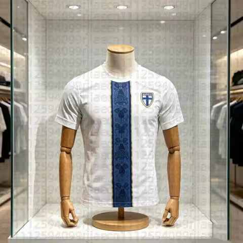 2026 Finland Soccer Jersey Men Women Classic Norwegian Cross Football Lightweight Shirt Euro Style F