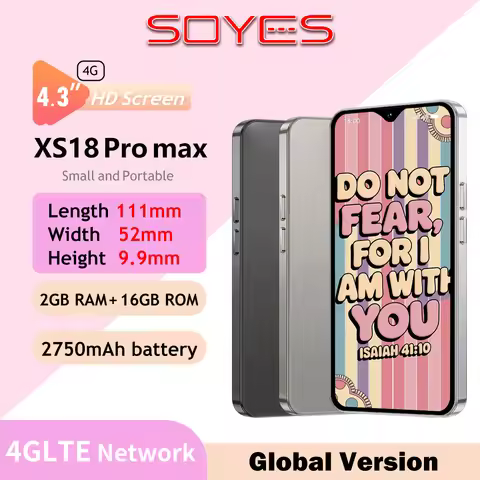 SOYES XS18 Pro Max Mini Smartphone 4G LTE 4.3" Global Android 8.1 With 2750mAh Battery Facial Recogn