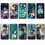 for Samsung J4 J5 J6 Plus Prime J7 Core Pro J8 NF18 xiao genshin impact Black Border TPU Phone Case 